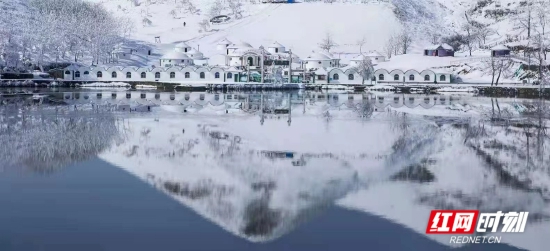 邵阳南山牧场雪景。