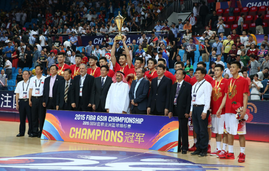 2015年，中国男篮曾在长沙登顶亚洲。图片来源：体坛传媒