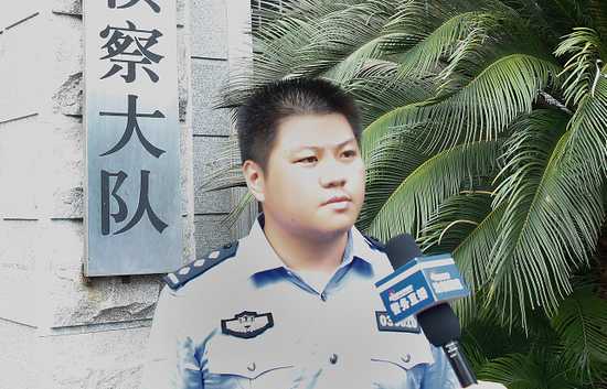 株洲市天元公安分局刑侦大队副大队长曹鹏向媒体介绍案件情况