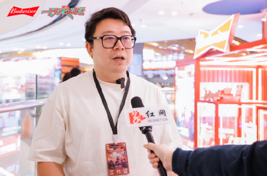 百威首映礼现场booth互动