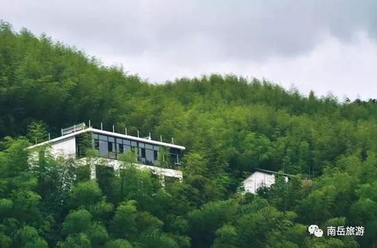△竹海包围的山间民宿
