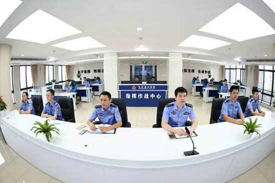 长沙县公安局指挥作战中心