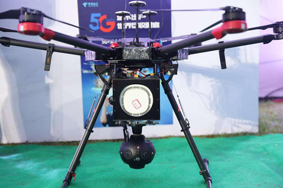 能进行VR直播5G无人机