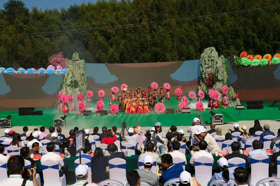 9月22日,2019湖南国际文化旅游节在郴州市宜章县莽山开幕。