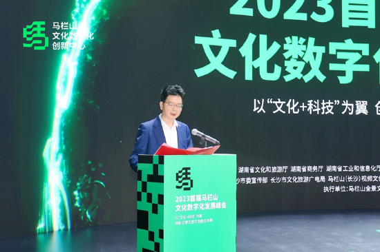 马栏山(长沙)视频文创园党工委副书记、管委会主任易鹰致辞