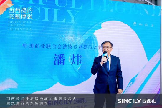 中国商业联合会洗染专业委员会主任潘炜先生