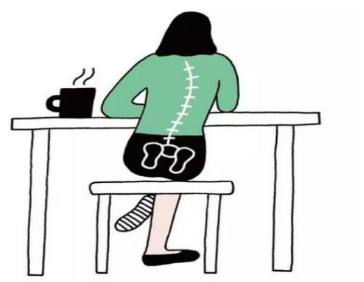 当“吃鸡游戏”遇上葛优躺 小心脊柱侧弯!