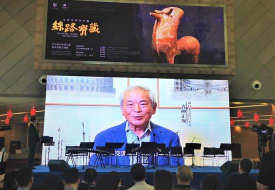 平山郁夫丝绸之路美术馆常务理事 青柳正规