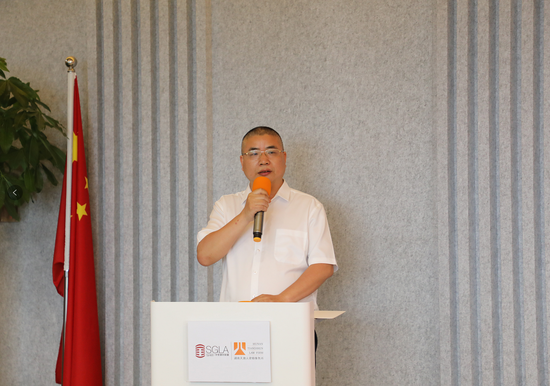 湖南天地人律师事务所副主任周付生发表致辞