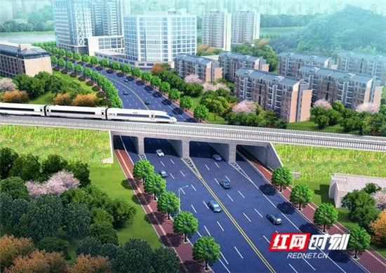 建成后的效果图。