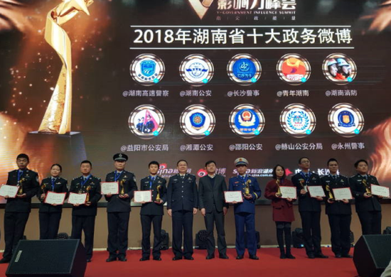 2018十大政务机构微博