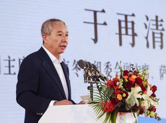 国际奥委会副主席、北京冬奥组委副主席、萨马兰奇体育发展基金会理事长于再清致辞