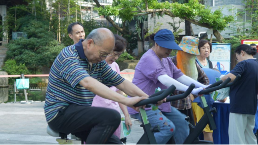 绿色能源体验区现场照片。