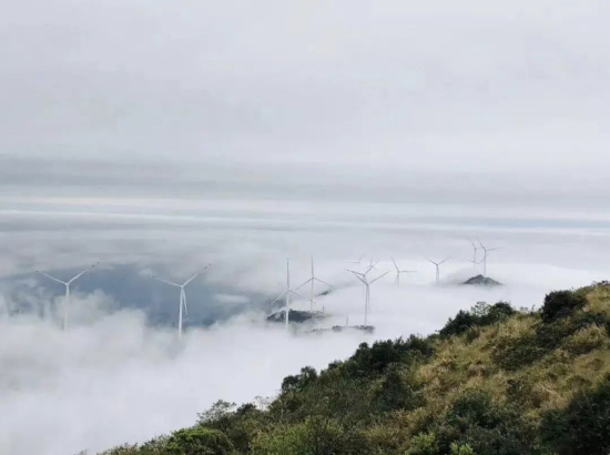 ▲ 农行广西钦州分行支持浦北龙门风电场项目建设