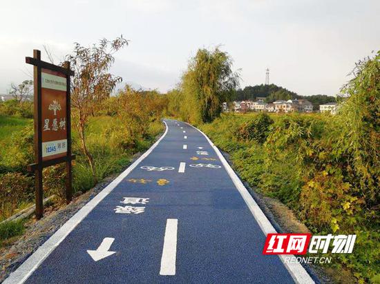 南岳骑行主题村落公路“焕新登场”。