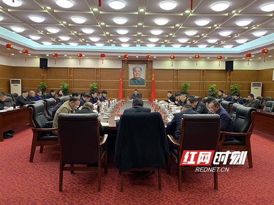 2月18日,衡阳召开南岳机场发展调度会。