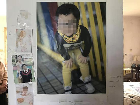 死者9岁男孩罗琪 澎湃新闻记者 蒋格伟 翻拍