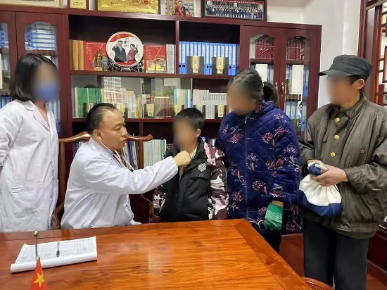 (患儿在耒阳市中医医院复诊)
