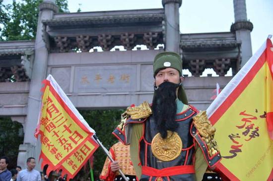 关公“战”长沙引全城围观 推广宁乡全域旅游