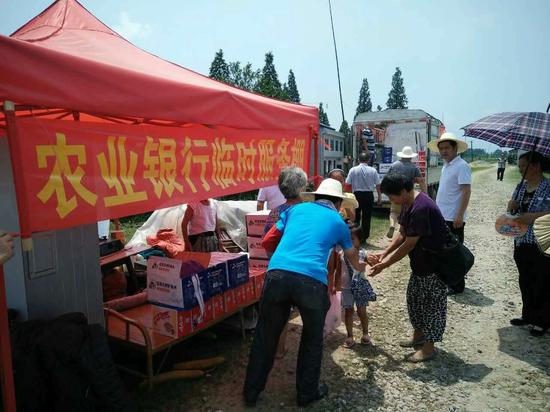 农行岳阳分行防汛抗灾,诠释大行担当