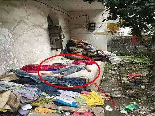孩子躺在“床上”睡着了