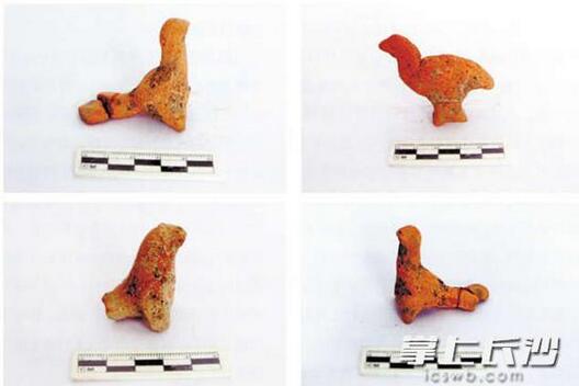 常德唐林出土的石家河文化鸟形陶塑。湖南省文物考古研究所供图