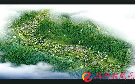 沩山村规划复原图