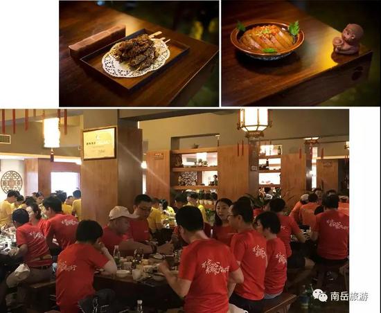 游客体验南岳素斋文化,惊讶于冬瓜可作扣肉吃,没有肉也能尝出烤串的滋味。