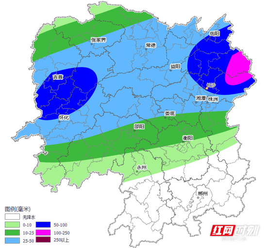 7月2日降雨预报。