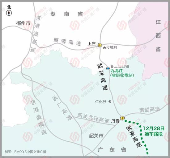 预计2018年12月28日，S52醴易高速（莲株高速公路）通车。