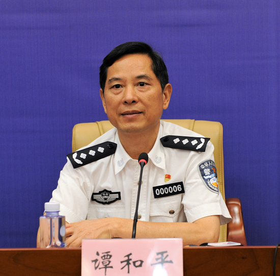 湖南省公安厅巡视员谭和平发布新闻