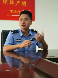 年轻民警陈望龙对株洲公安的未来信心满满