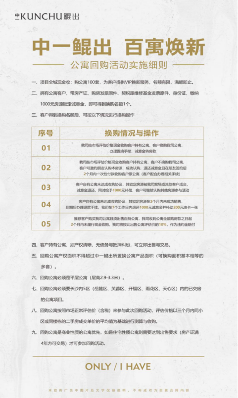 公寓回购细则