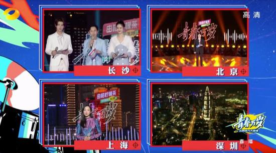 四城联动直播,共同为青春打CALL