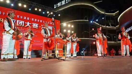 周家店镇安定艺术团《丰收锣鼓》吹打乐 来源:常德市文化馆