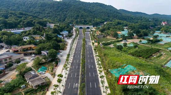 麓景路南延线工程(梅溪湖-含浦大道)全长约3.9公里,北连梅溪湖大桥,南至含浦大道,是穿过岳麓山脉的重要交通走廊。