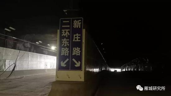 ▲隧道珠晖区出口