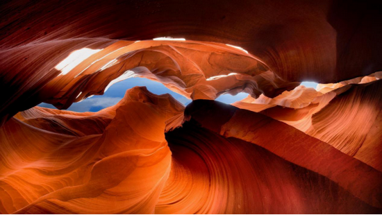 美国羚羊谷,位居世界十大地质奇迹的第二位