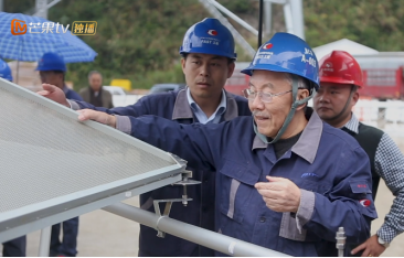 南仁东教授工作现场