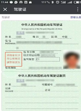 电子驾驶证长这样