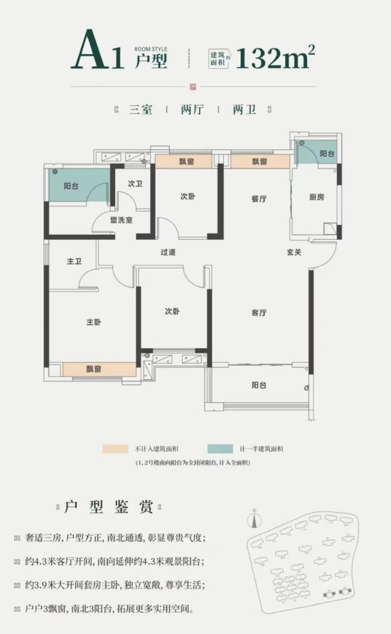 高层户型图