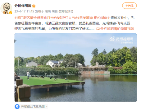 (大V@分析师胡涛发布微博)