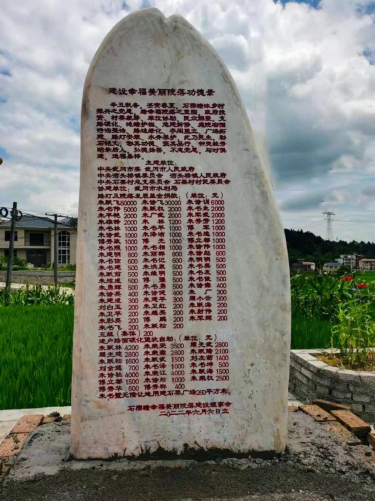 建设幸福美丽院落功德录