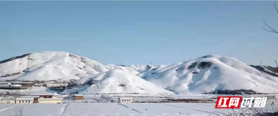 邵阳南山牧场雪景。