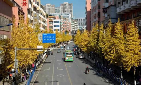 文化路街景。