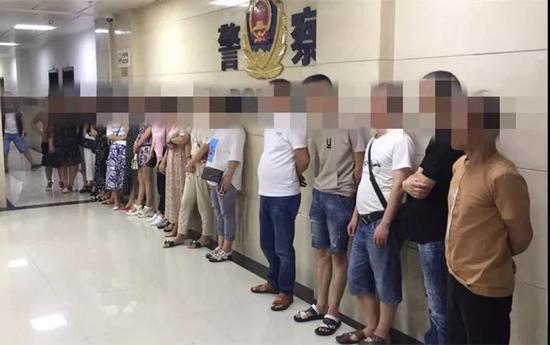 △部分涉赌人员