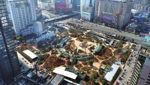 长沙五一广场即将回归 地下商场正收尾施工