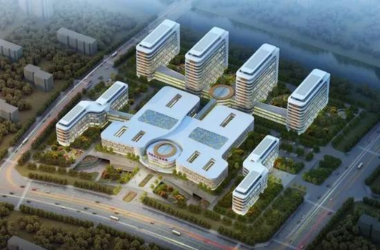 儿童医院异地新建项目效果图