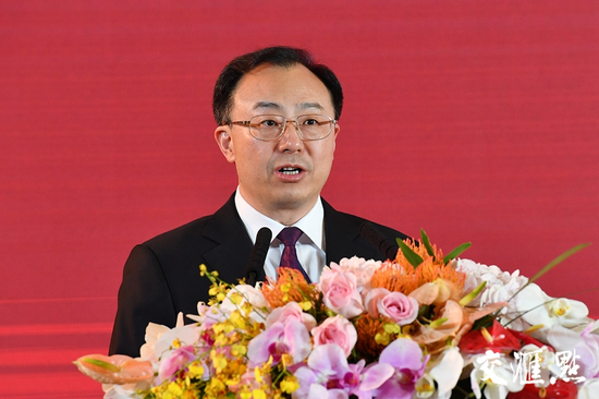 江苏省省长吴政隆。交汇点记者 张筠 摄
