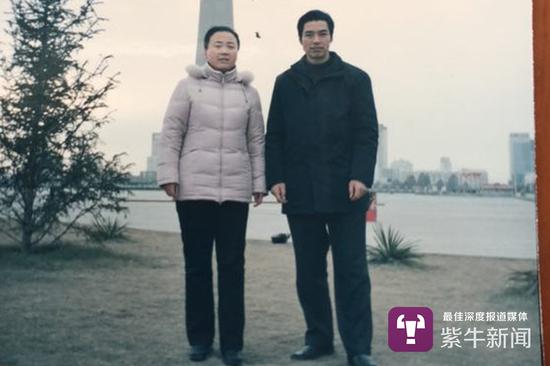 出车祸前,鲍铁军和谷文瑞的合影